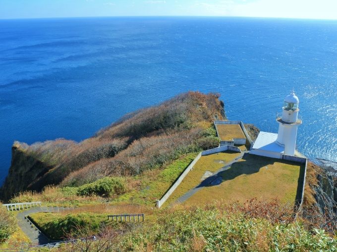 地球岬の景色。室蘭。北海道の景色
